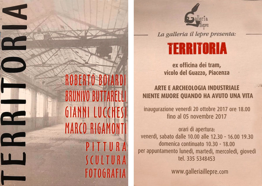 La Galleria Il Lepre presenta: TERRITORIA
